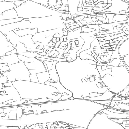 ROAD MAP OF GLANMIRE, IRELAND BY MAPBAKES