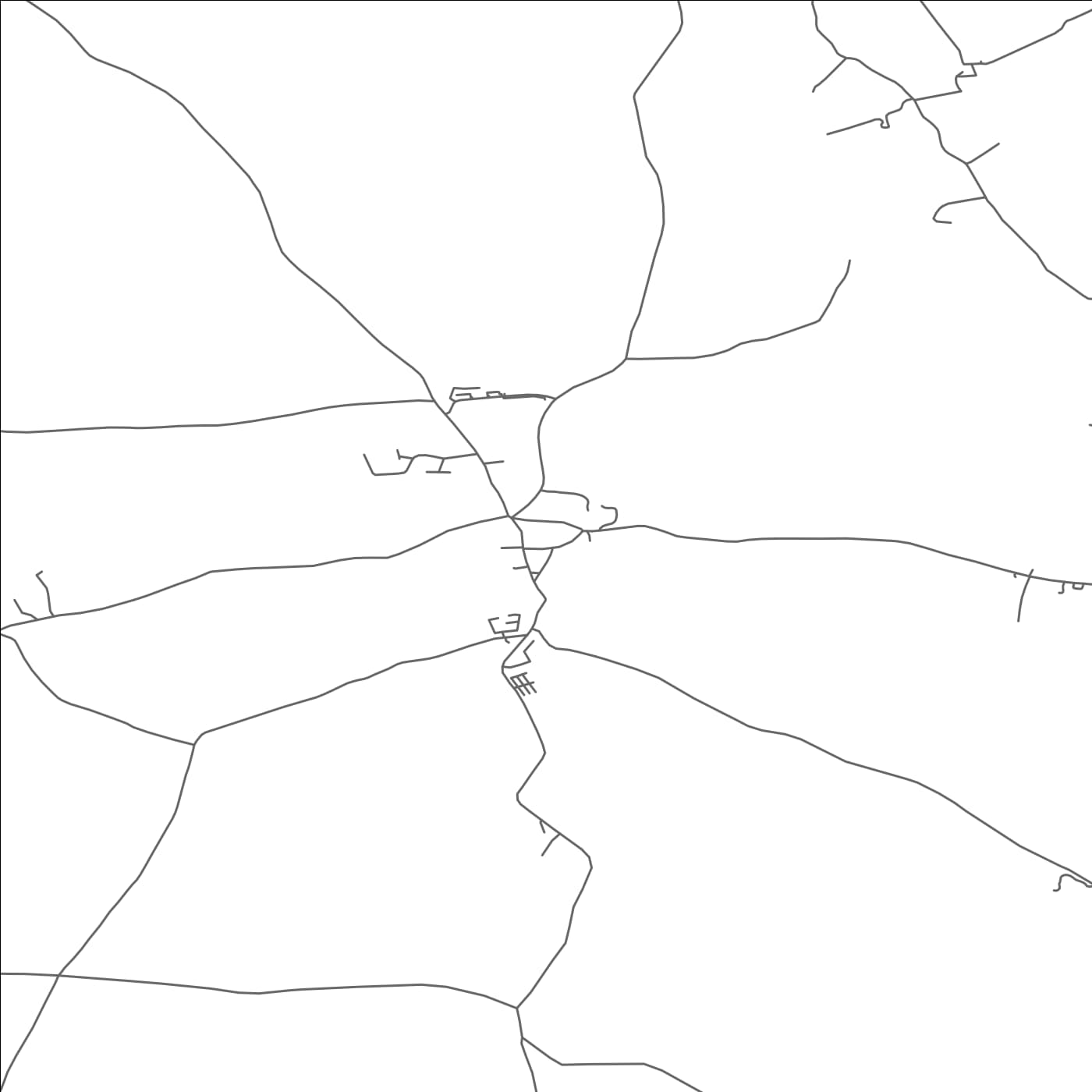 ROAD MAP OF GLANWORTH, IRELAND BY MAPBAKES