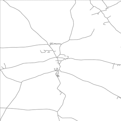 ROAD MAP OF GLANWORTH, IRELAND BY MAPBAKES