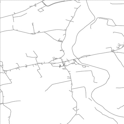 ROAD MAP OF GORESBRIDGE, IRELAND BY MAPBAKES