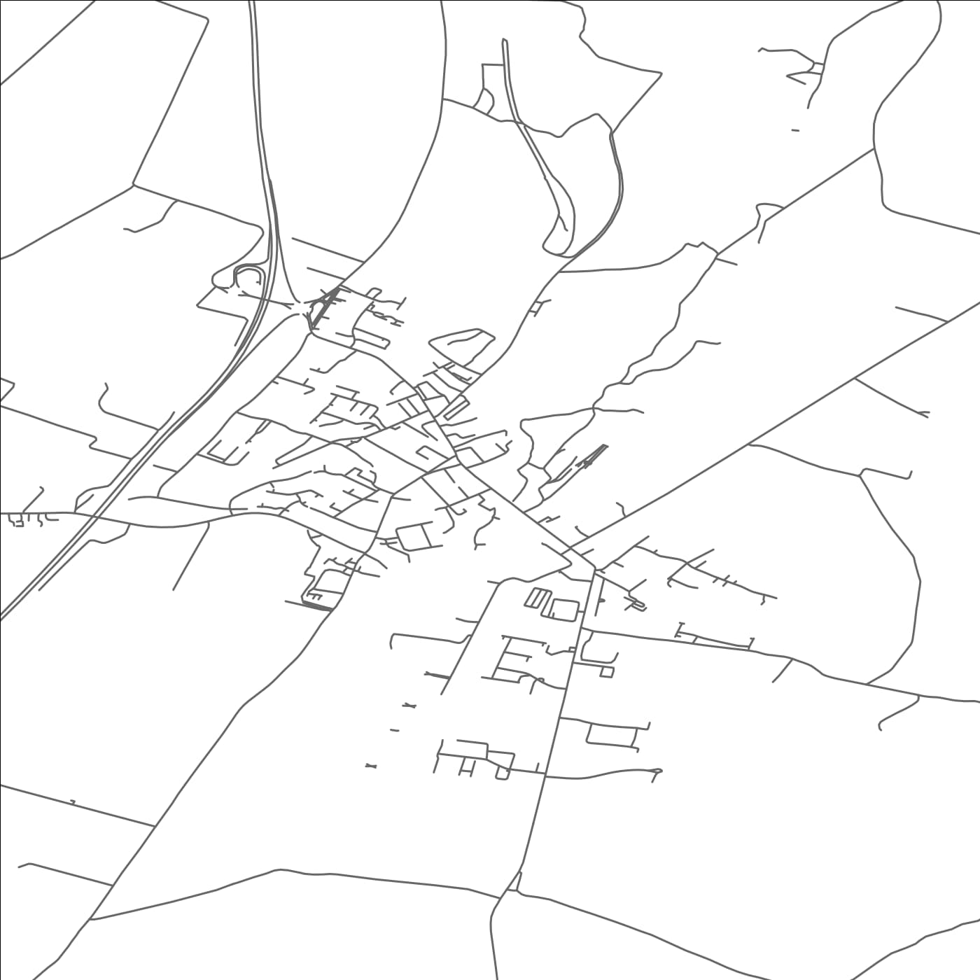 ROAD MAP OF GORT, IRELAND BY MAPBAKES