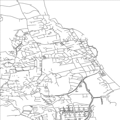 ROAD MAP OF GREYSTONES, IRELAND BY MAPBAKES