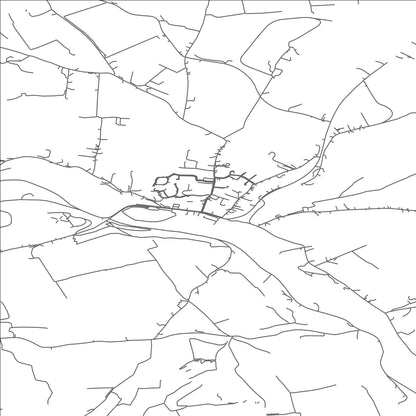 ROAD MAP OF INISHANNON, IRELAND BY MAPBAKES