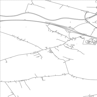 ROAD MAP OF JOHNSTOWN BRIDGE, IRELAND BY MAPBAKES