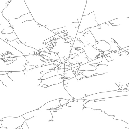 ROAD MAP OF KENMARE, IRELAND BY MAPBAKES