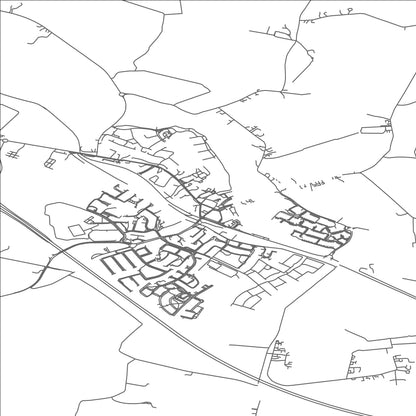 ROAD MAP OF KILCOCK, IRELAND BY MAPBAKES