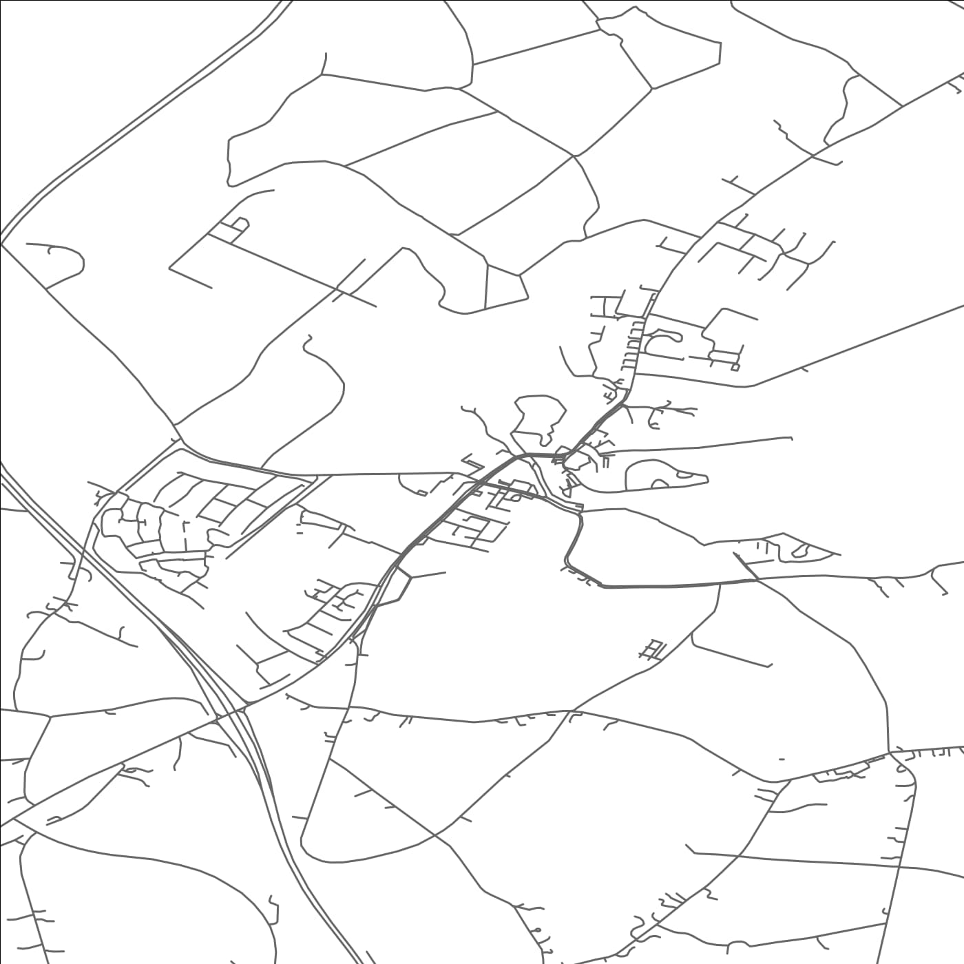 ROAD MAP OF KILCULLEN, IRELAND BY MAPBAKES