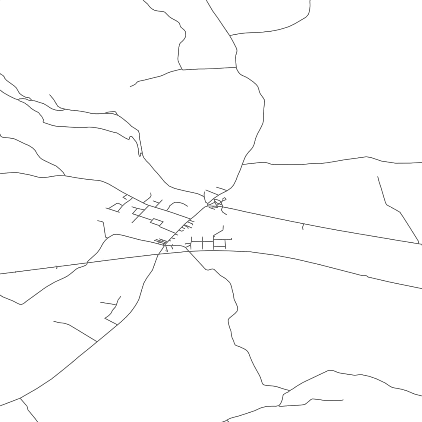 ROAD MAP OF KILLEAGH, IRELAND BY MAPBAKES