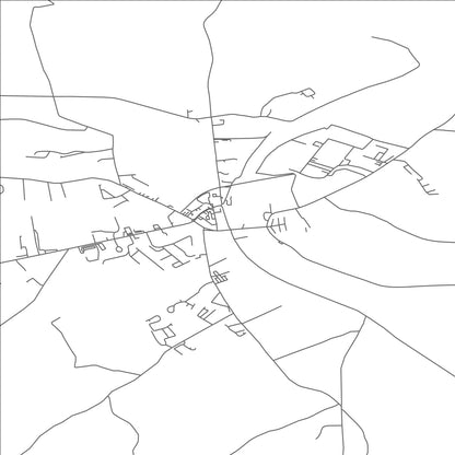 ROAD MAP OF KILLORGLIN, IRELAND BY MAPBAKES