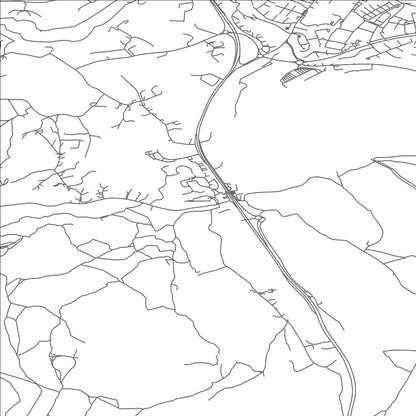 ROAD MAP OF KILMACANOGE, IRELAND BY MAPBAKES