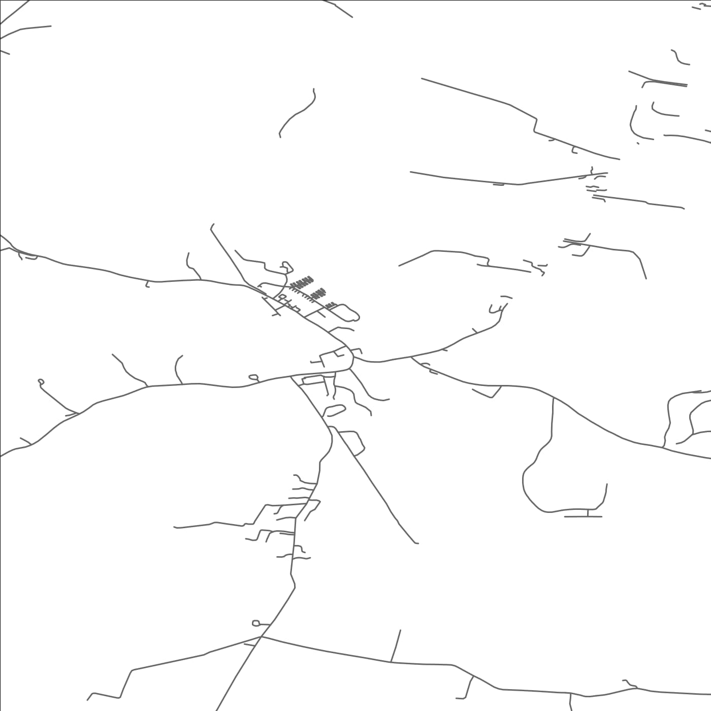 ROAD MAP OF KILMESSAN, IRELAND BY MAPBAKES