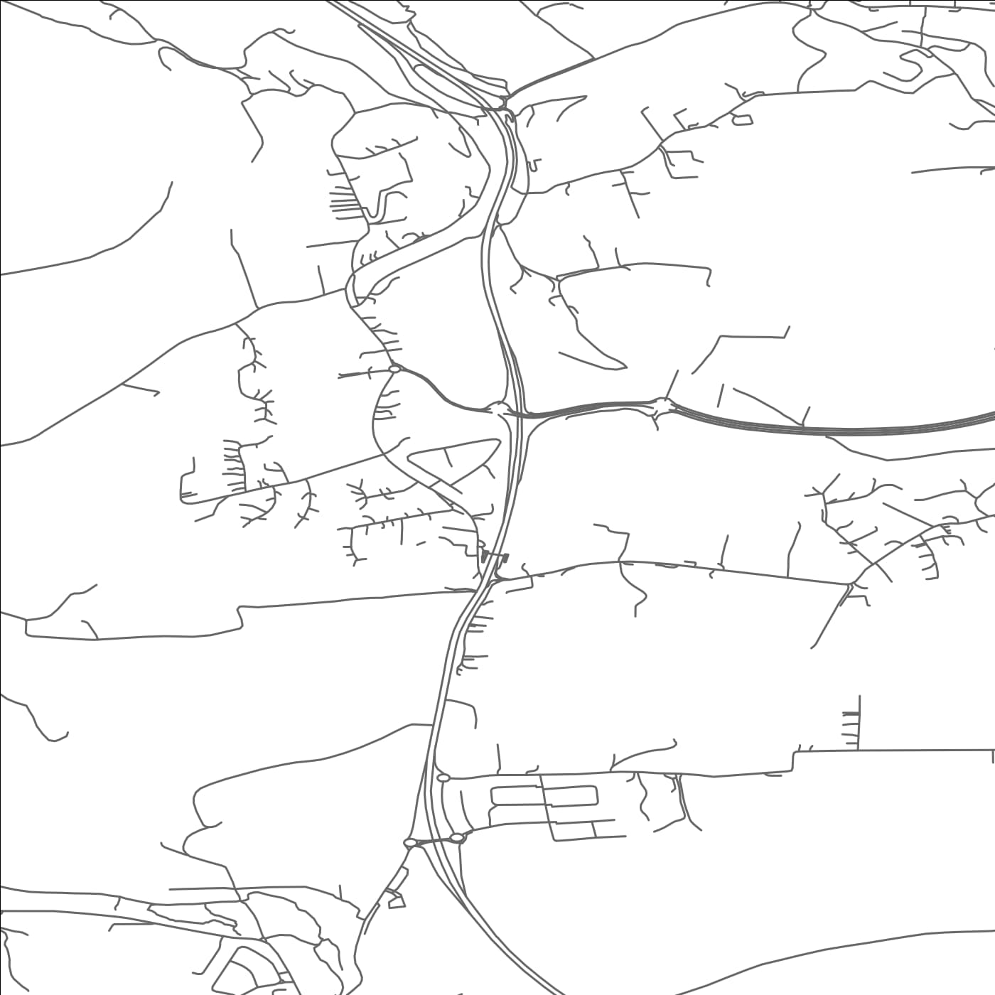 ROAD MAP OF KILPEDDER, IRELAND BY MAPBAKES