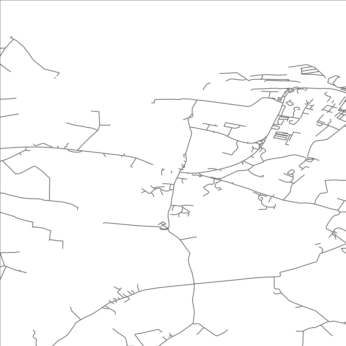 ROAD MAP OF KILRANE, IRELAND BY MAPBAKES