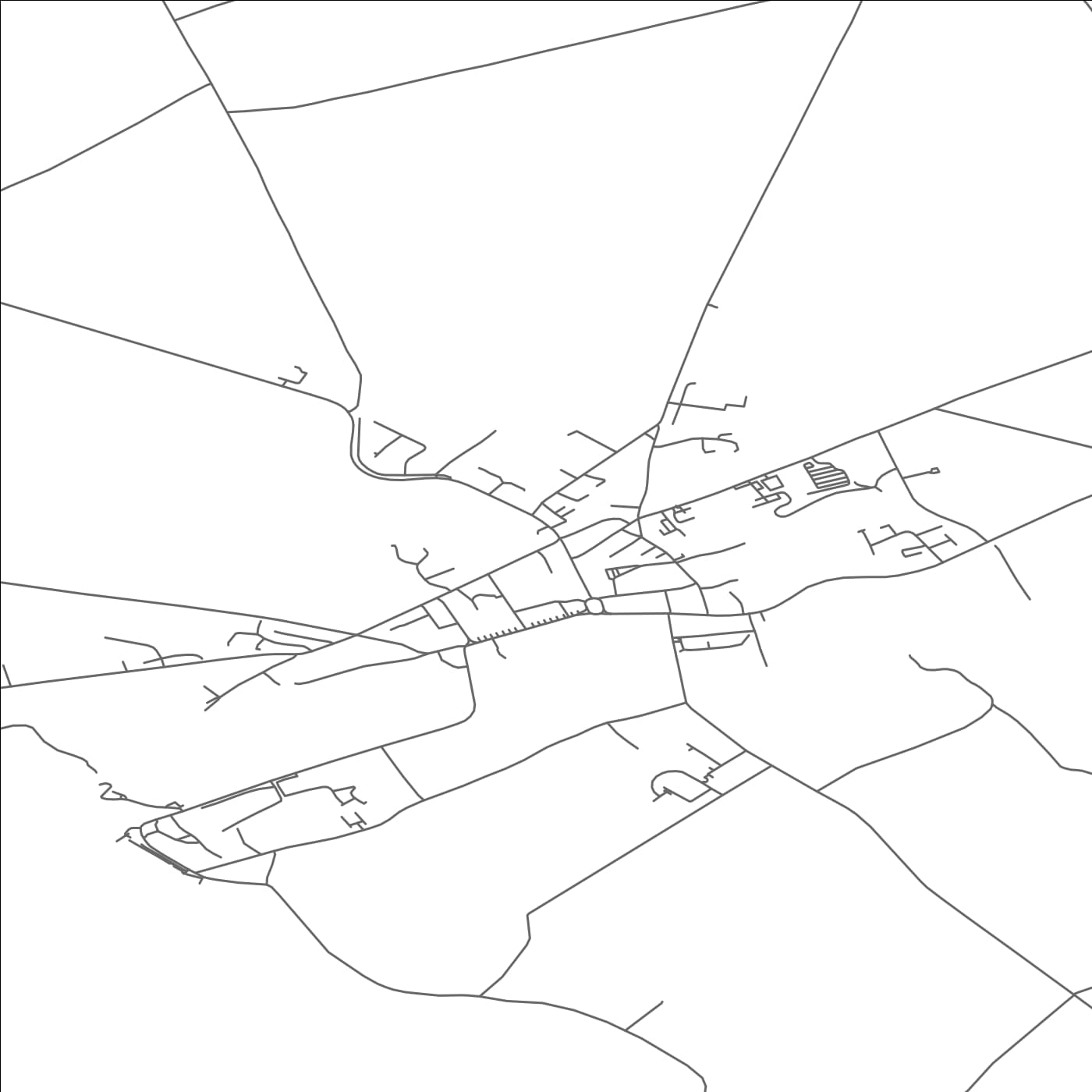 ROAD MAP OF KILRUSH, IRELAND BY MAPBAKES