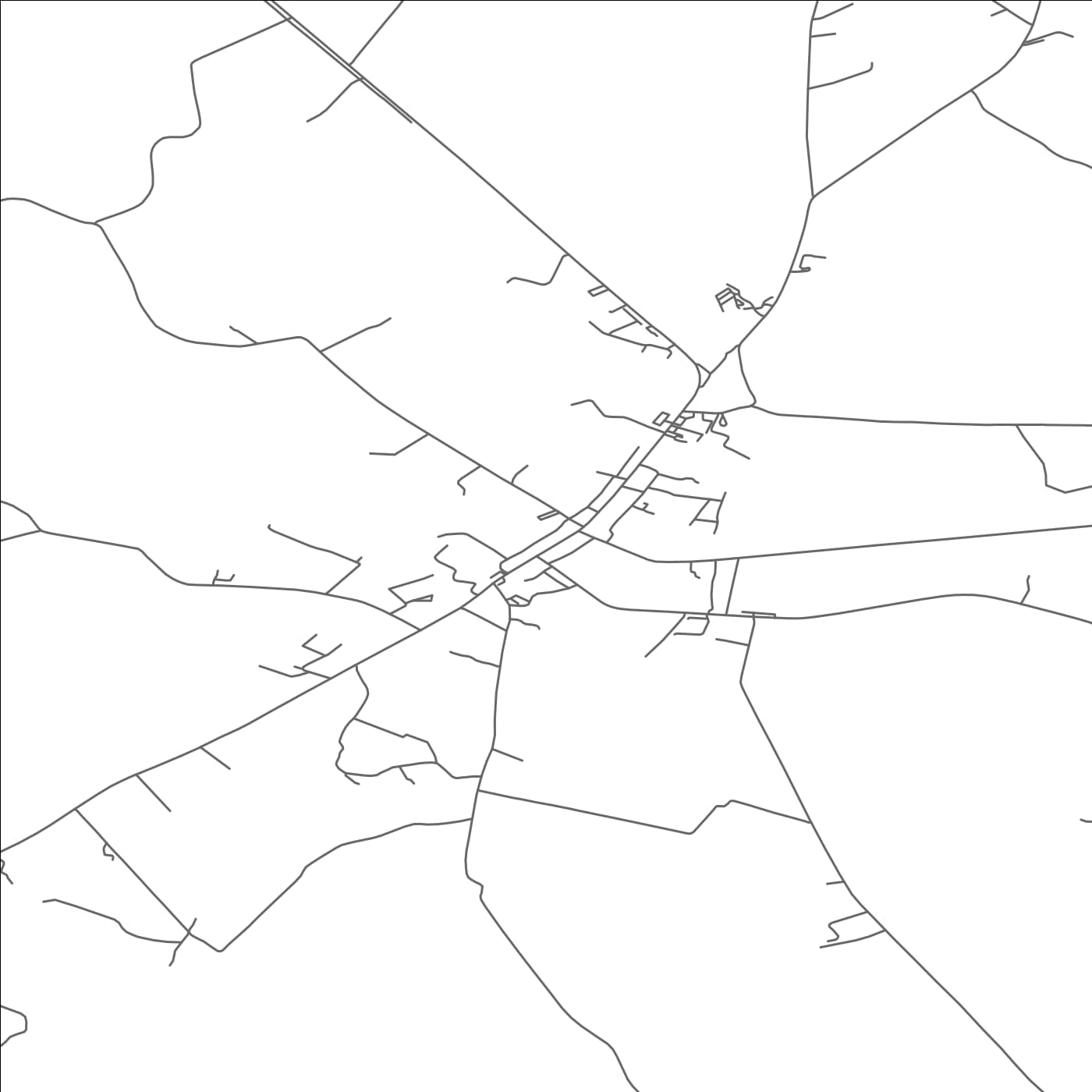 ROAD MAP OF KILTAMAGH, IRELAND BY MAPBAKES