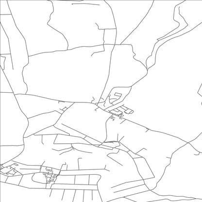 ROAD MAP OF KILWORTH, IRELAND BY MAPBAKES