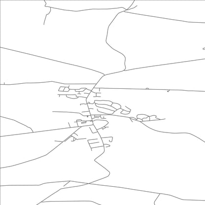 ROAD MAP OF KINLOUGH, IRELAND BY MAPBAKES