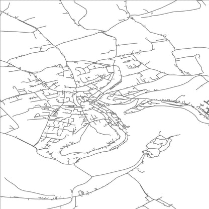 ROAD MAP OF KINSALE, IRELAND BY MAPBAKES