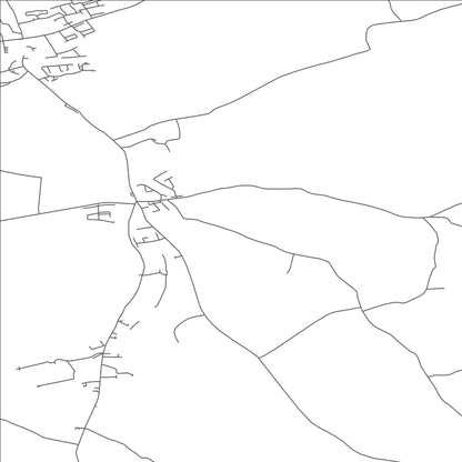 ROAD MAP OF LADYSBRIDGE, IRELAND BY MAPBAKES