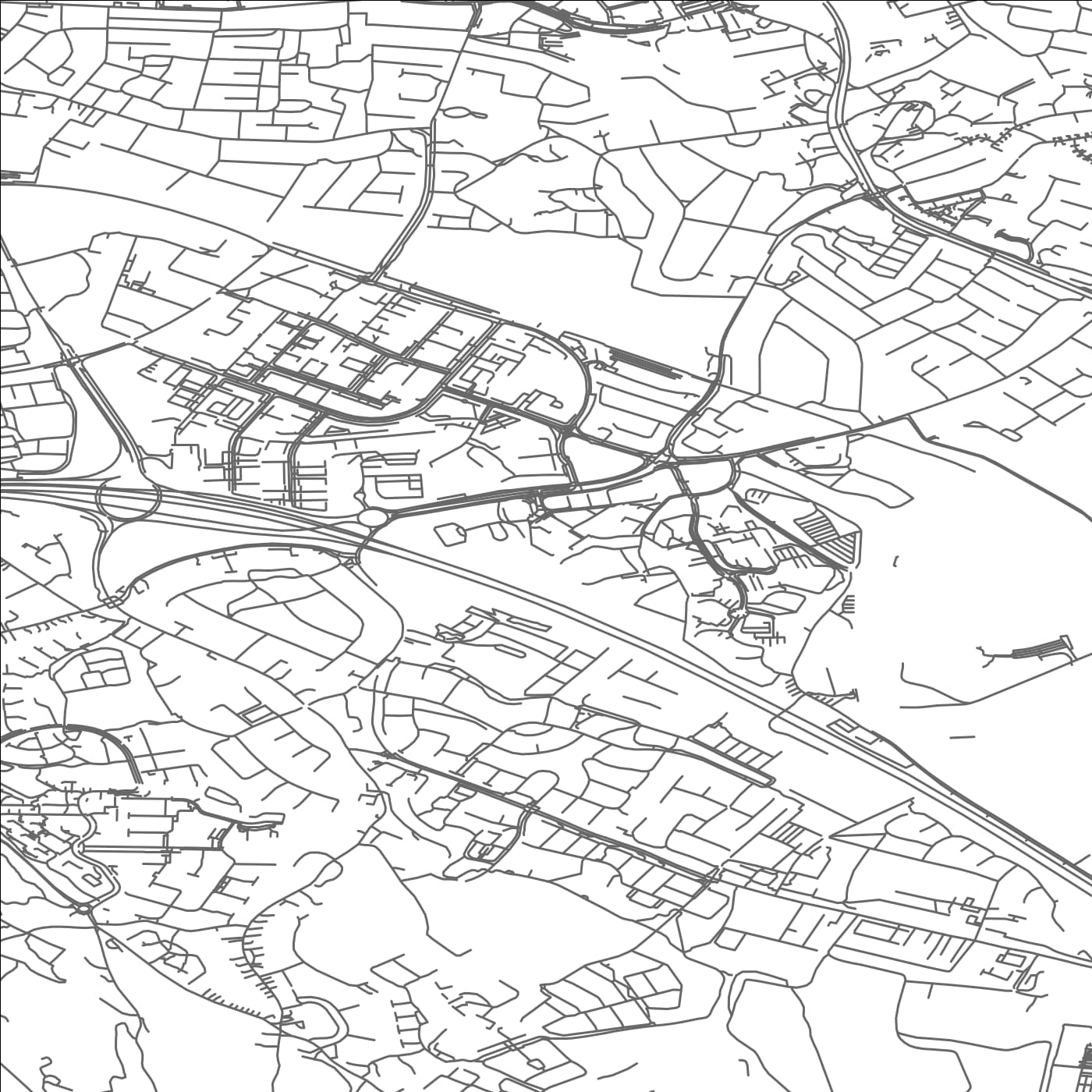 ROAD MAP OF LEOPARDSTOWN, IRELAND BY MAPBAKES