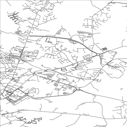 ROAD MAP OF LETTERKENNY, IRELAND BY MAPBAKES