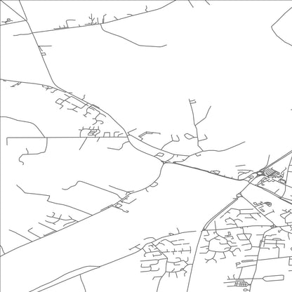 ROAD MAP OF LIFFORD, IRELAND BY MAPBAKES