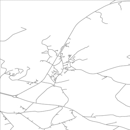 ROAD MAP OF MANORCUNNINGHAM, IRELAND BY MAPBAKES