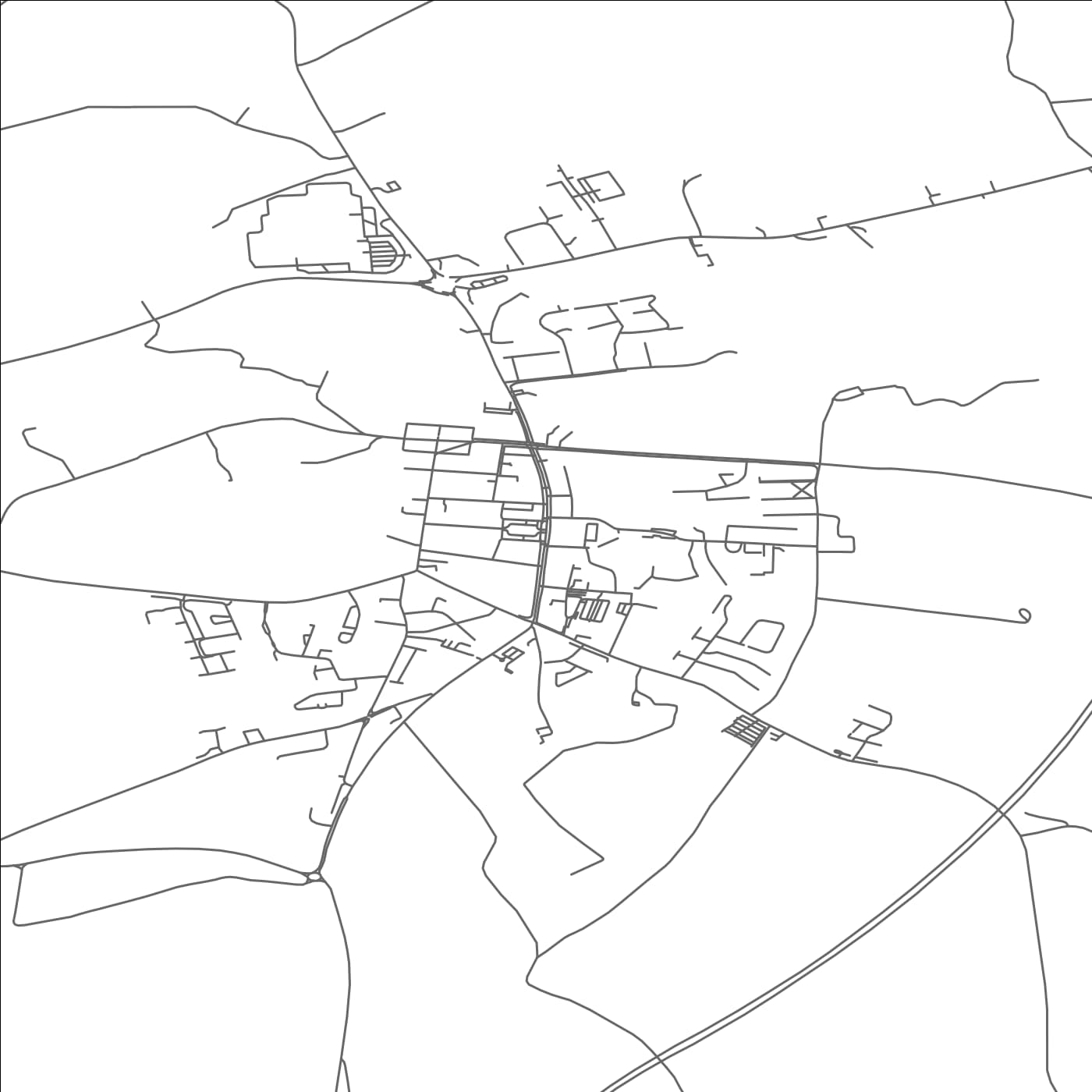 ROAD MAP OF MITCHELSTOWN, IRELAND BY MAPBAKES