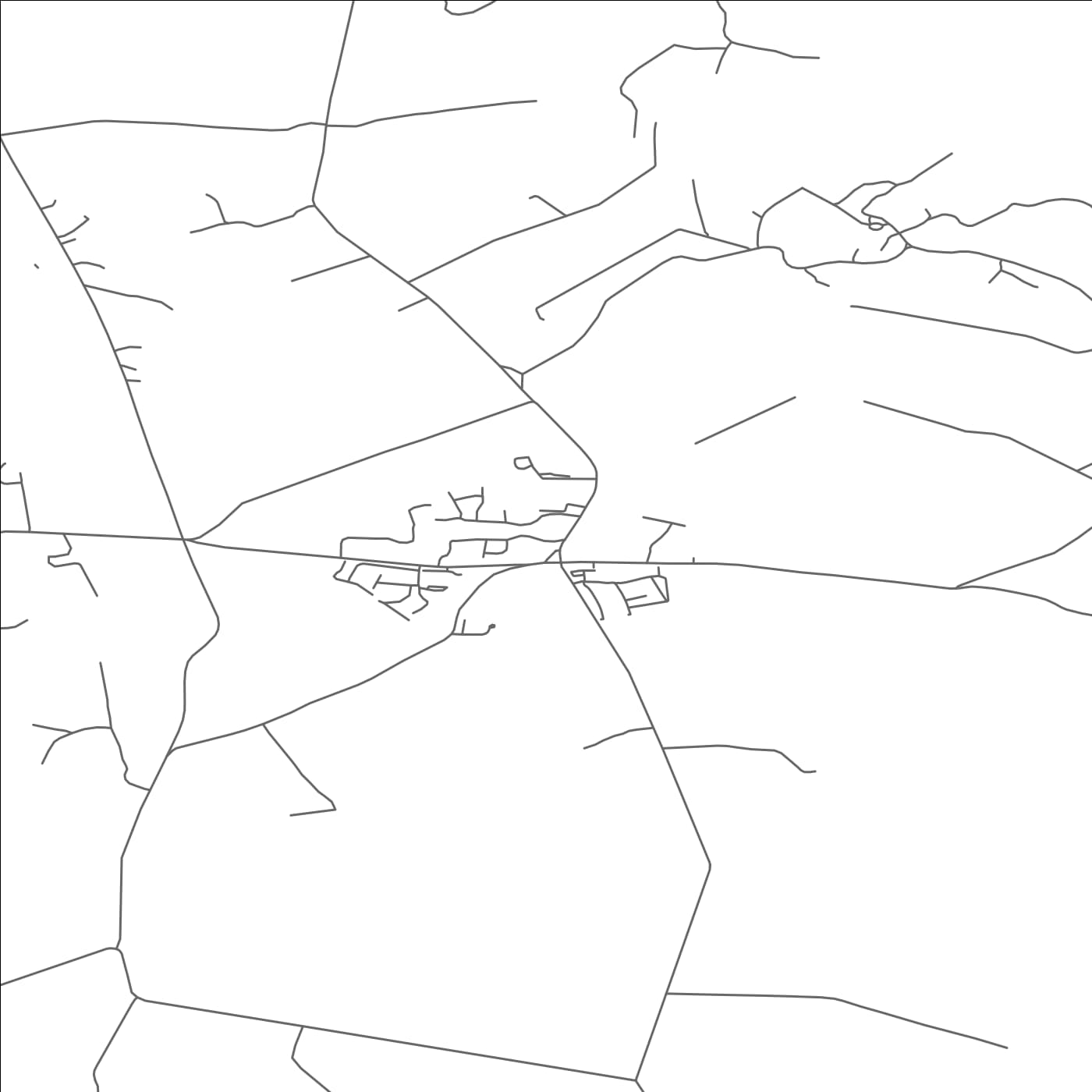 ROAD MAP OF MOROE, IRELAND BY MAPBAKES