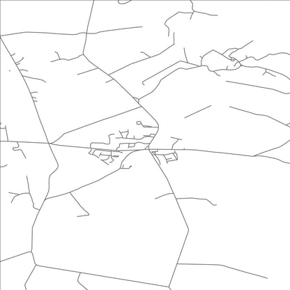 ROAD MAP OF MOROE, IRELAND BY MAPBAKES