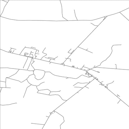 ROAD MAP OF MOUNT BELLEW BRIDGE, IRELAND BY MAPBAKES