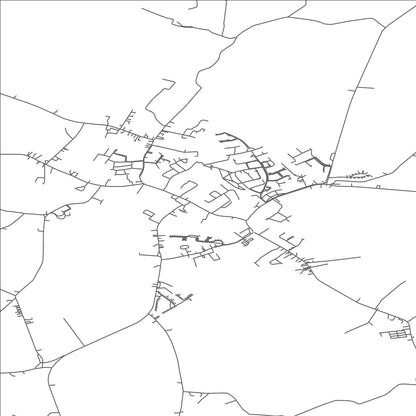 ROAD MAP OF MOUNTMELLICK, IRELAND BY MAPBAKES