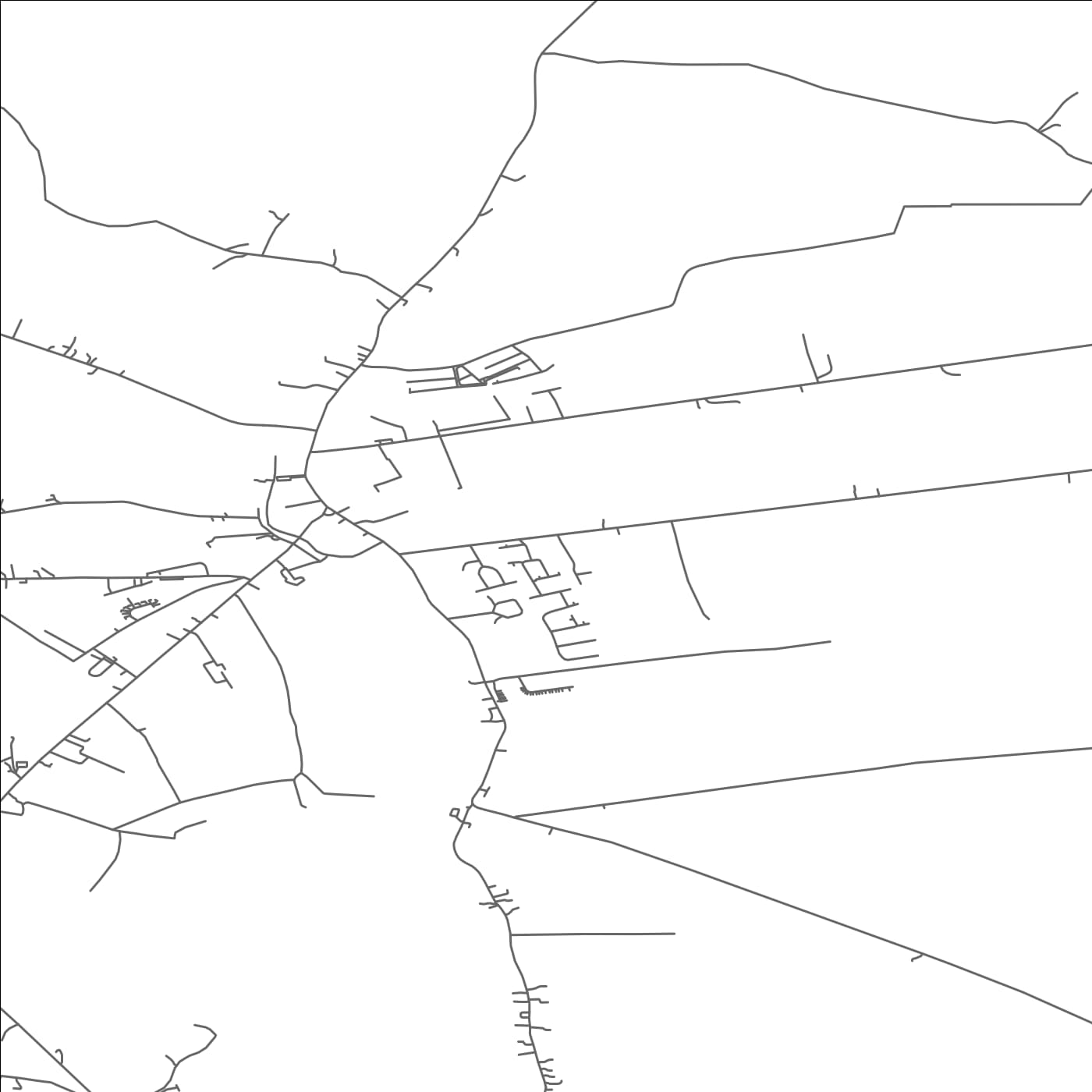 ROAD MAP OF MOUNTRATH, IRELAND BY MAPBAKES