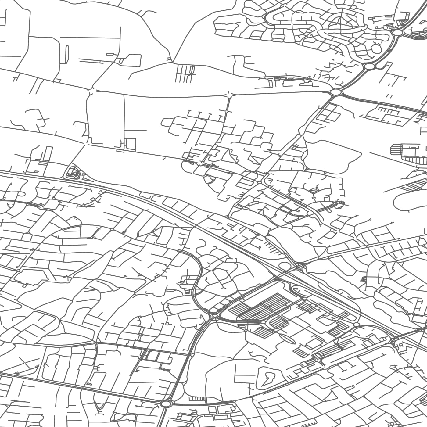 ROAD MAP OF MULHURDDART, IRELAND BY MAPBAKES