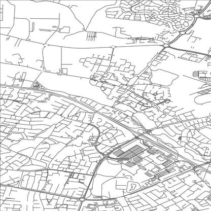 ROAD MAP OF MULHURDDART, IRELAND BY MAPBAKES