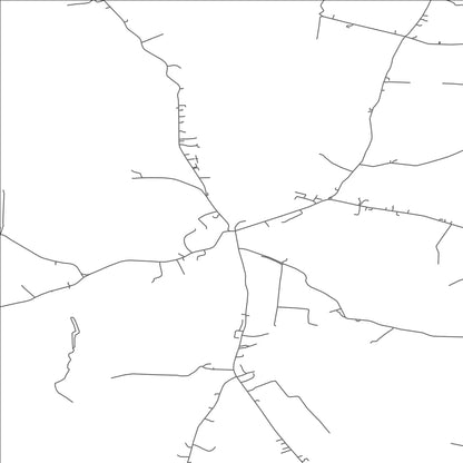 ROAD MAP OF MULLINAHONE, IRELAND BY MAPBAKES