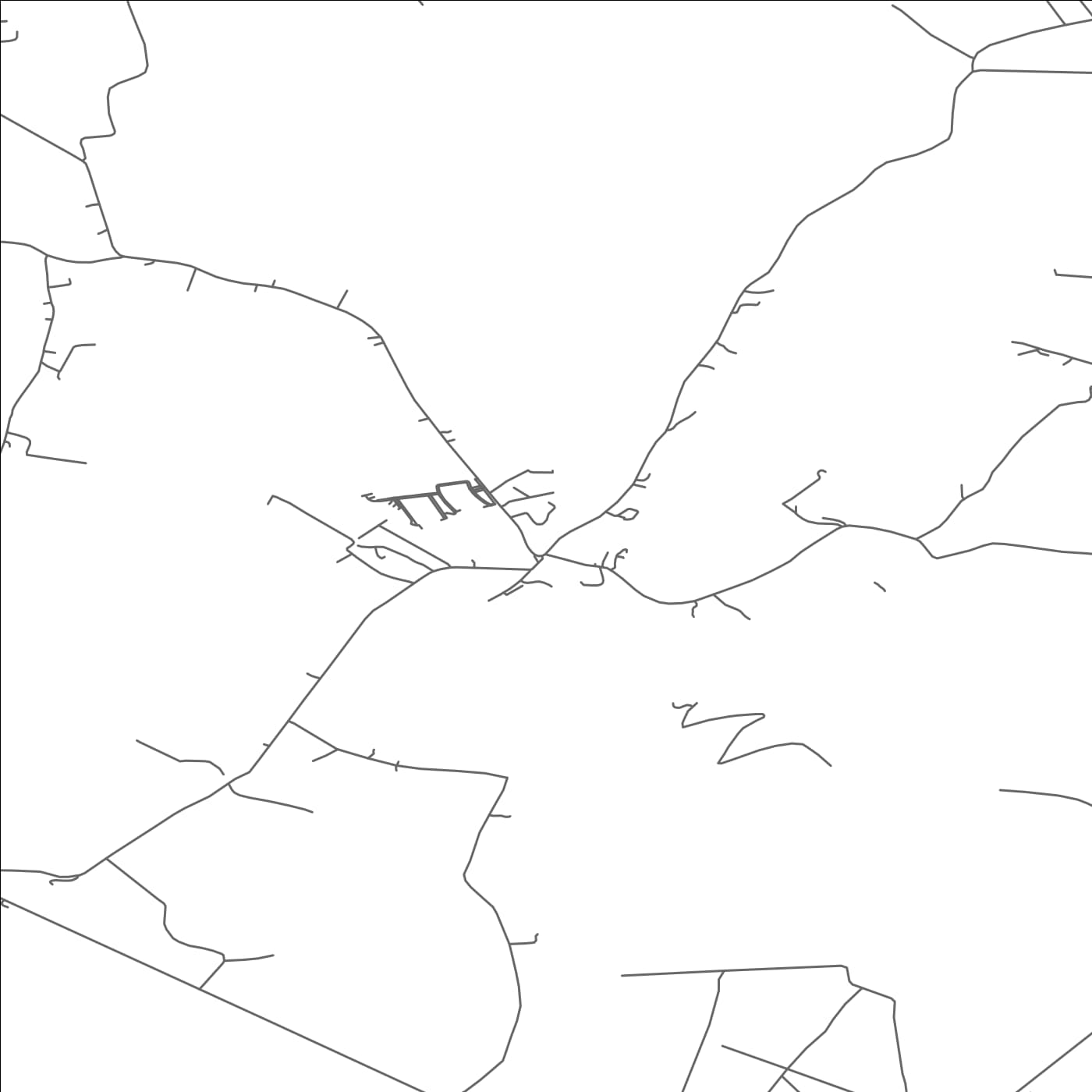 ROAD MAP OF MYSHALL, IRELAND BY MAPBAKES