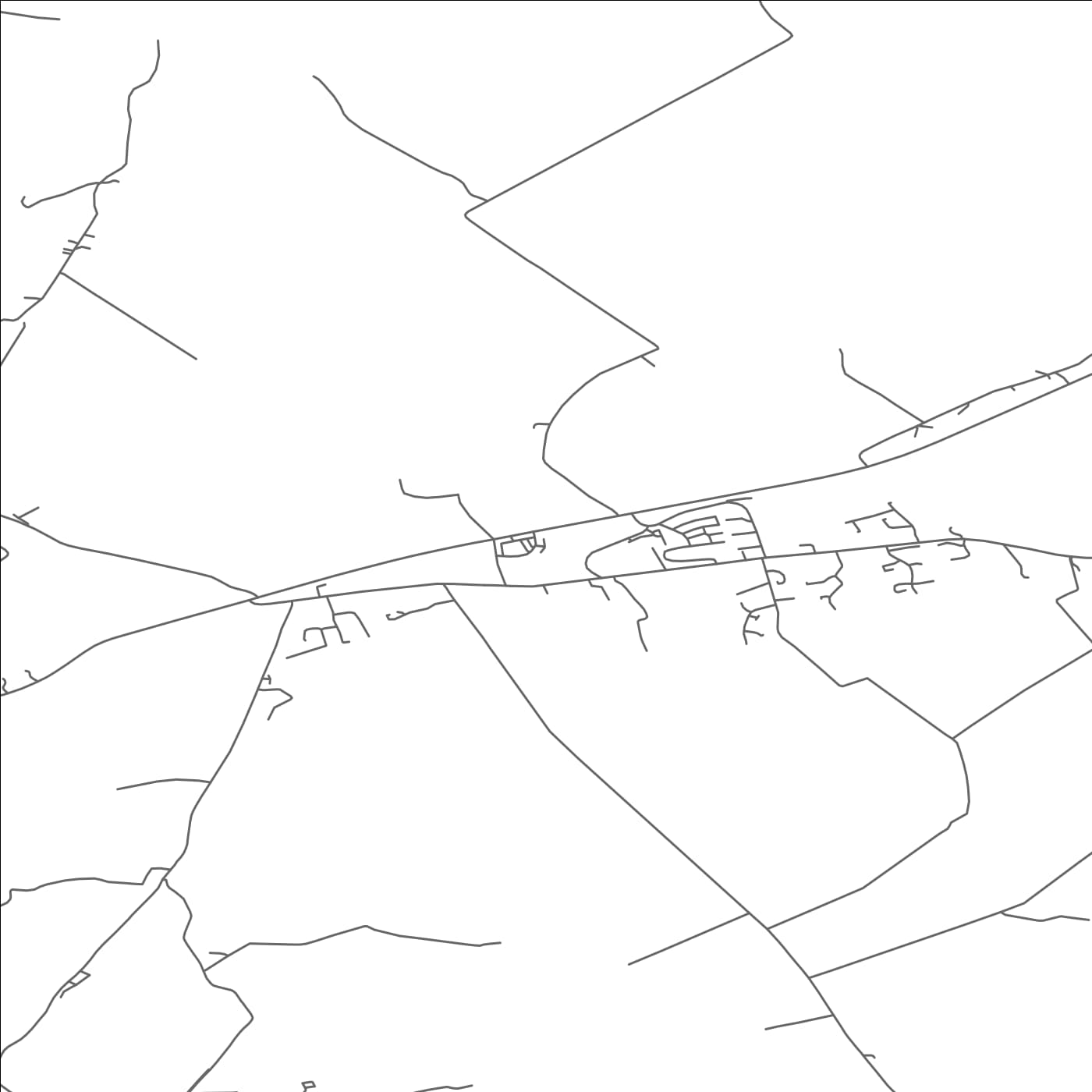 ROAD MAP OF NEWTOWN CUNNINGHAM, IRELAND BY MAPBAKES