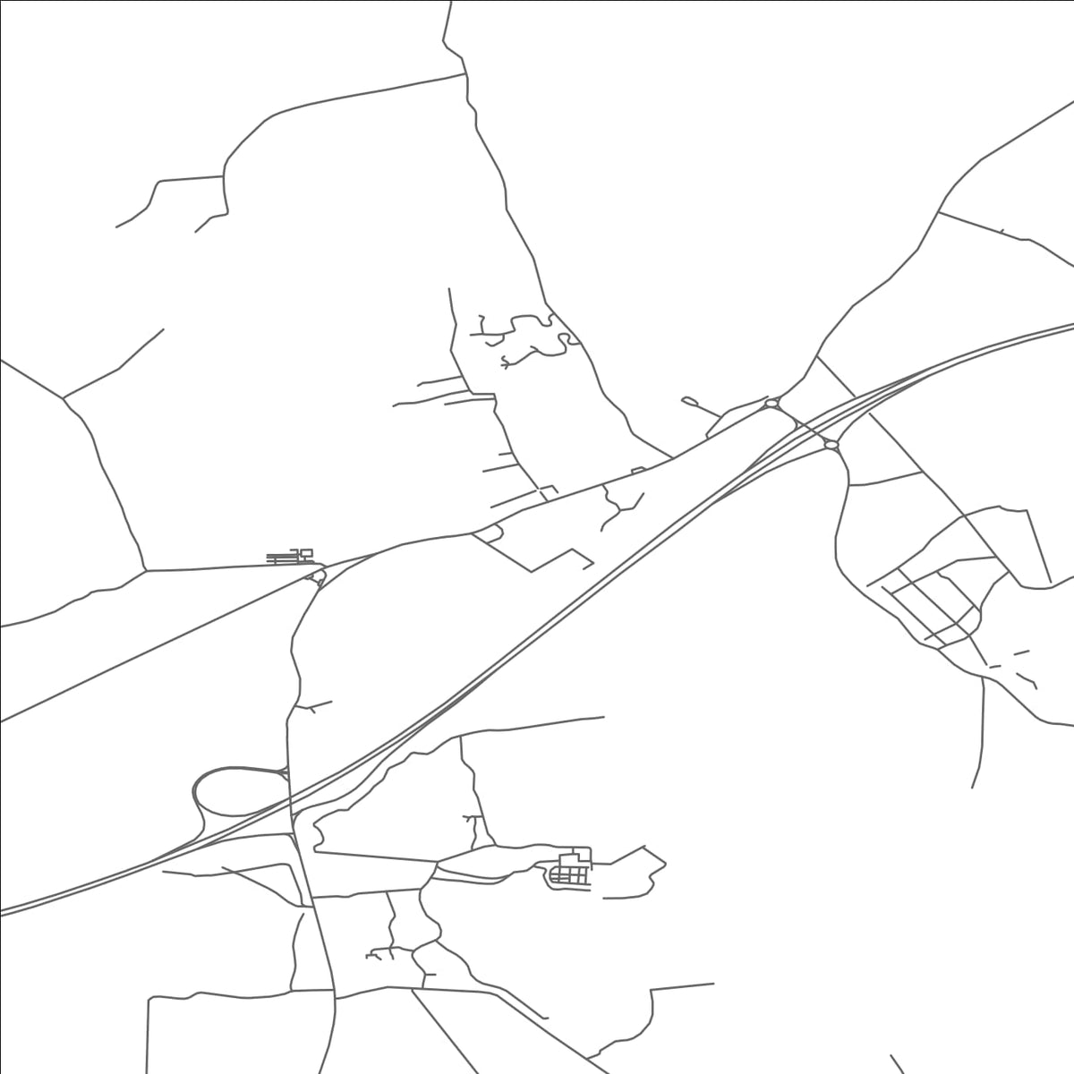 ROAD MAP OF PATRICKSWELL, IRELAND BY MAPBAKES