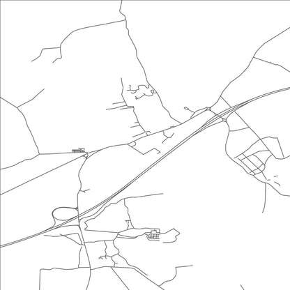 ROAD MAP OF PATRICKSWELL, IRELAND BY MAPBAKES