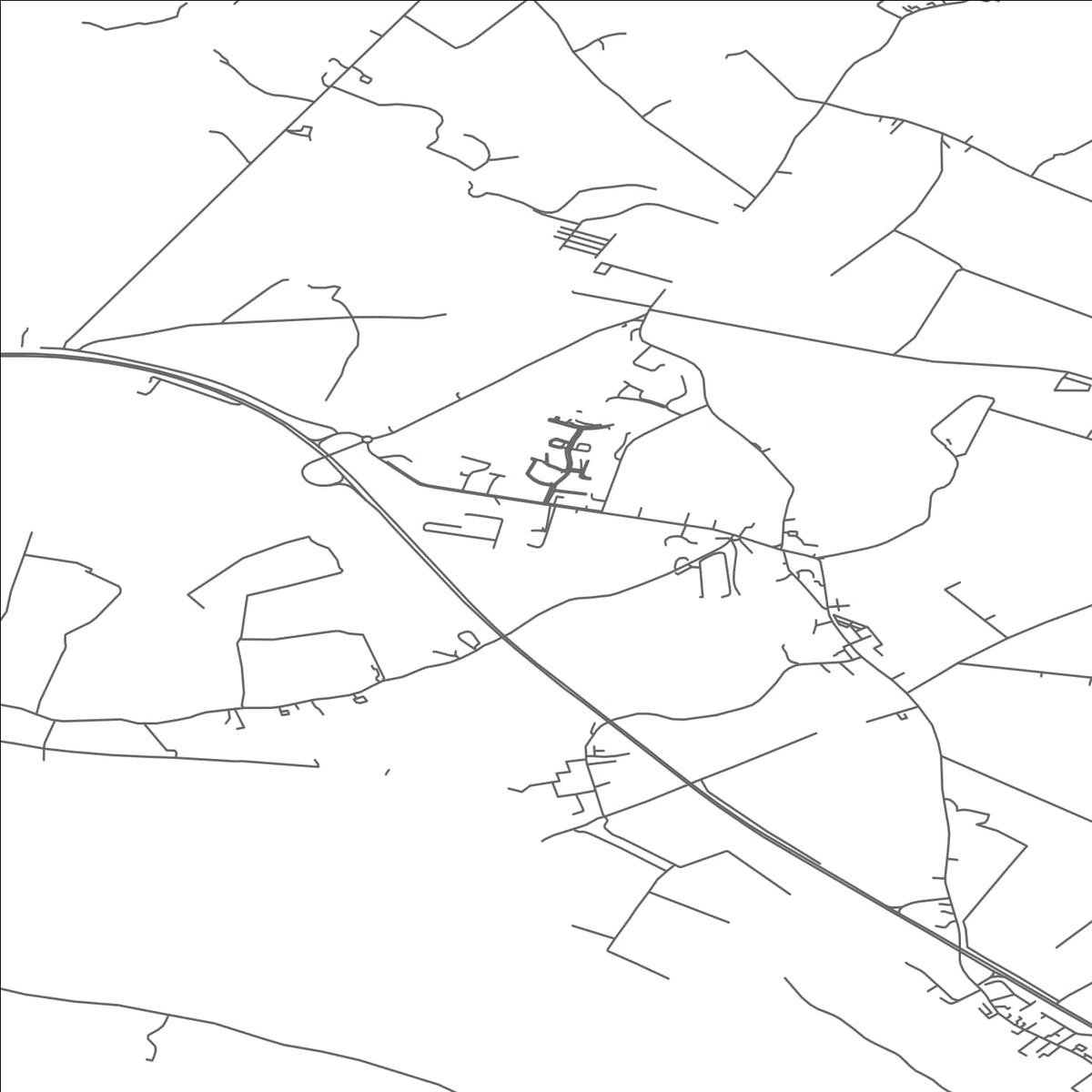 ROAD MAP OF PILTOWN, IRELAND BY MAPBAKES