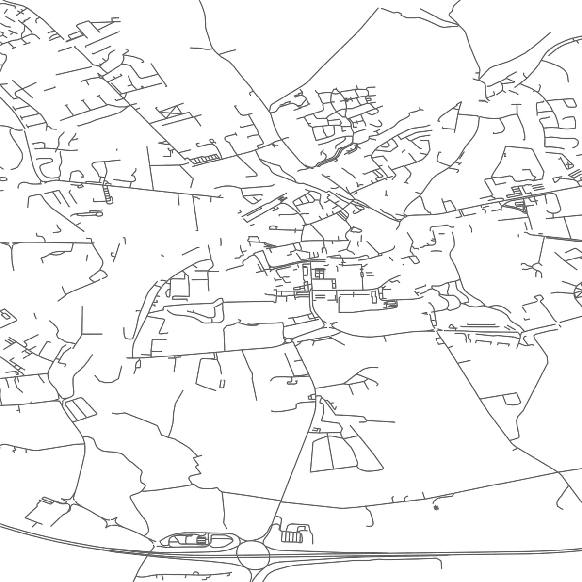 ROAD MAP OF PORT LAOISE, IRELAND BY MAPBAKES