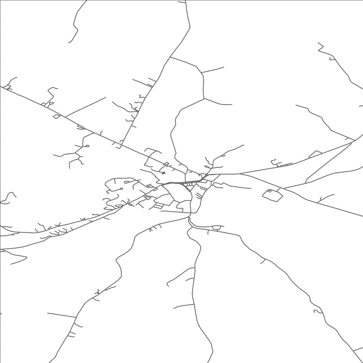 ROAD MAP OF RAPHOE, IRELAND BY MAPBAKES