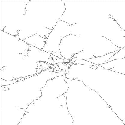 ROAD MAP OF RAPHOE, IRELAND BY MAPBAKES