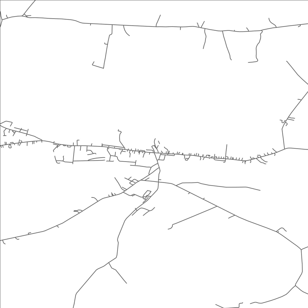 ROAD MAP OF RATHDOWNEY, IRELAND BY MAPBAKES