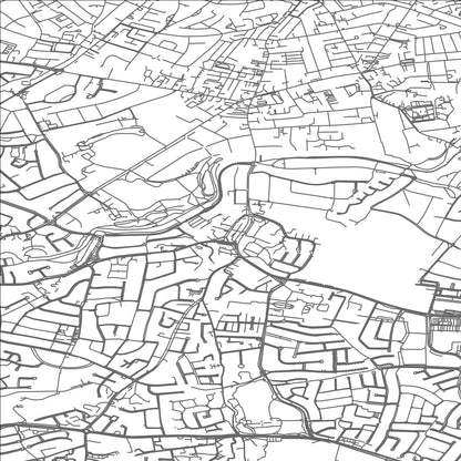 ROAD MAP OF RATHFARNHAM, IRELAND BY MAPBAKES