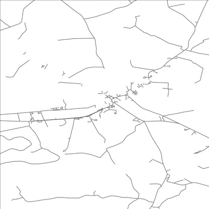 ROAD MAP OF ROCKCORRY, IRELAND BY MAPBAKES