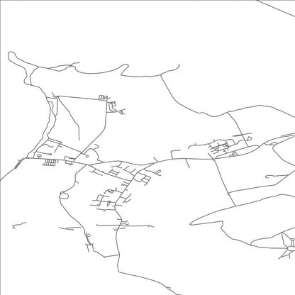 ROAD MAP OF STRANDHILL, IRELAND BY MAPBAKES