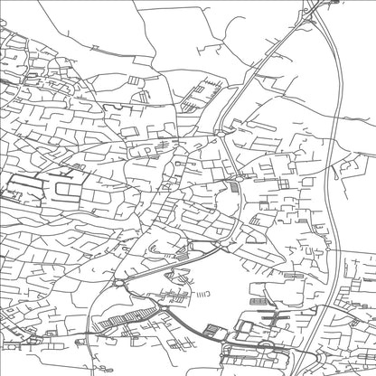 ROAD MAP OF SWORDS, IRELAND BY MAPBAKES