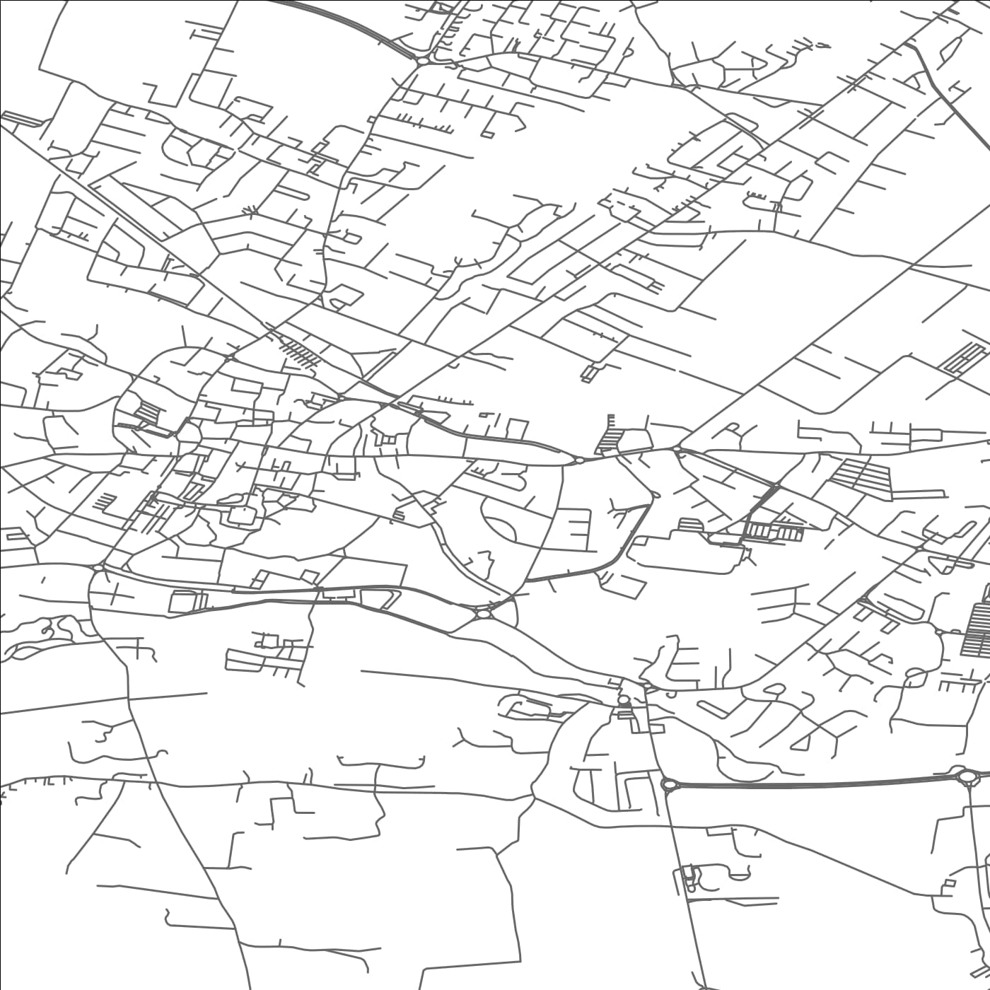 ROAD MAP OF TRALEE, IRELAND BY MAPBAKES